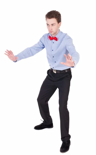 Referee separates boxers. — Stock Photo, Image