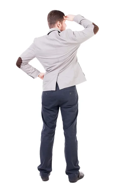 Back view of Business man — Stock Photo, Image