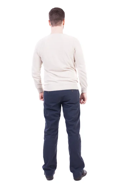 Back view of man in jeans. — Stock Photo, Image