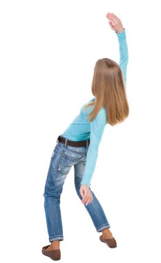 genç kadın Dengeleme