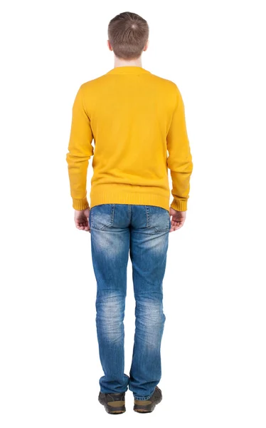 Back view of man in jeans. — Stock Photo, Image