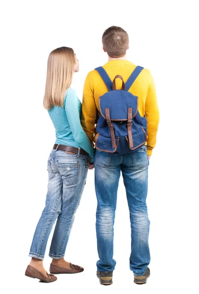 Jovem casal abraçando — Fotografia de Stock