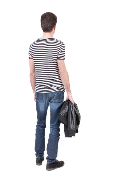 Back view of man in jeans — Stock Photo, Image