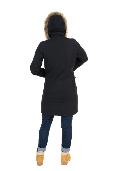 Mujer en chaqueta de invierno — Foto de Stock
