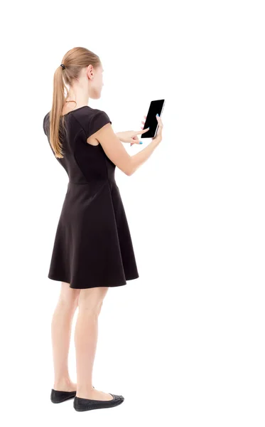 Woman  using a mobile phone — Stock Photo, Image