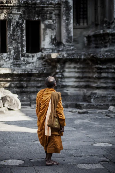 Monge em um Camboja — Fotografia de Stock