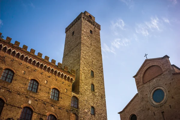 San gimignano, toskana — Stockfoto