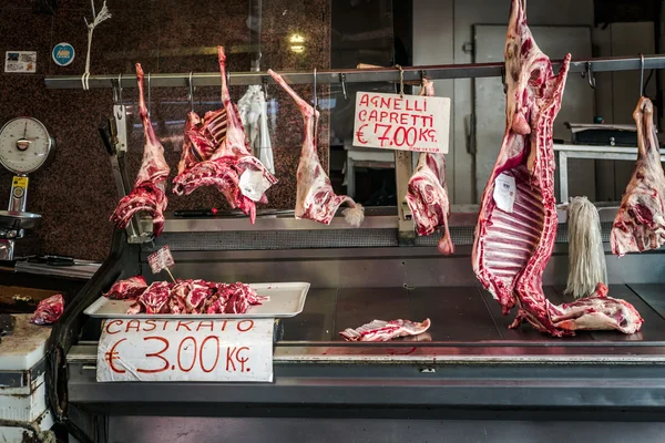 En Piscaria, marknaden i Catania — Stockfoto