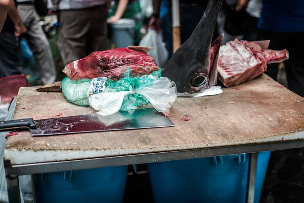 A Piscaria, mercato di Catania — Foto Stock