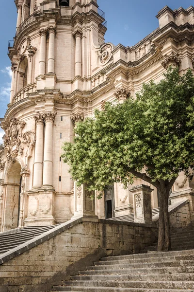 Modica, domkyrkan — Stockfoto