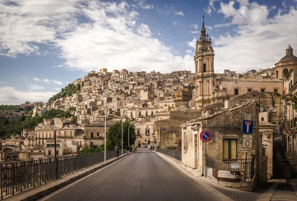 Modica, paese siciliano — Foto Stock