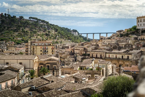 Modica, pueblo siciliano — Foto de Stock