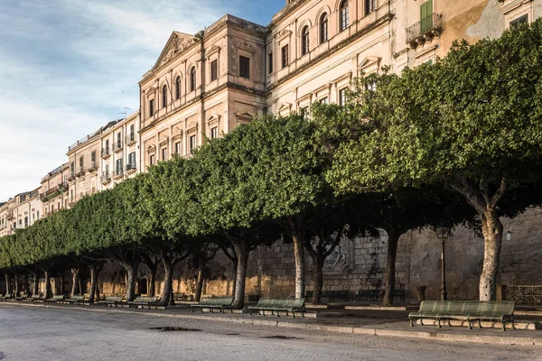 Ortigia, Siciliaans dorp — Stockfoto