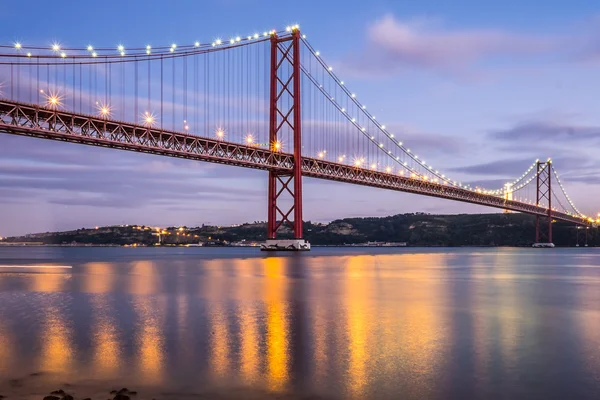 Red bridge Lisbon — Stock Photo, Image
