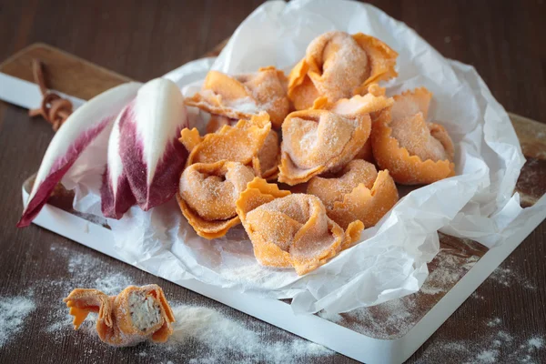 Home made tortellini — Stock Photo, Image