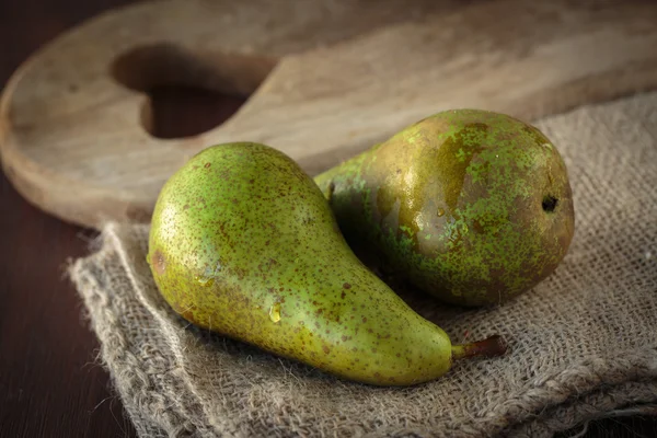 Färska päronfrukter — Stockfoto
