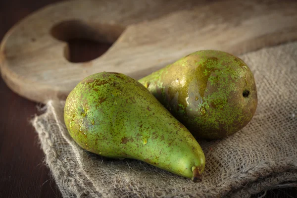 Färska päronfrukter — Stockfoto