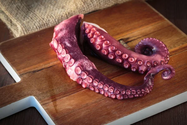 Восхитительный приготовленный осьминог — стоковое фото