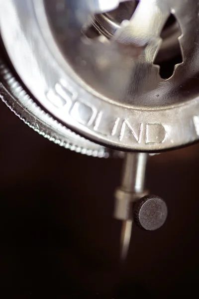 Aiguille de table tournante d'un phonographe — Photo