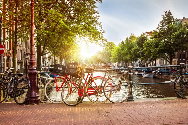 La Ciudad de Amsterdam — Foto de Stock