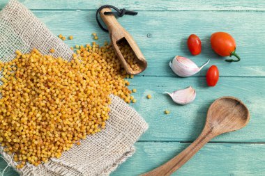 Fregola sarda, Sardinya 'dan geleneksel bir makarna.