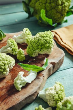 Lezzetli taze taze karnabahar Puglia 'dan