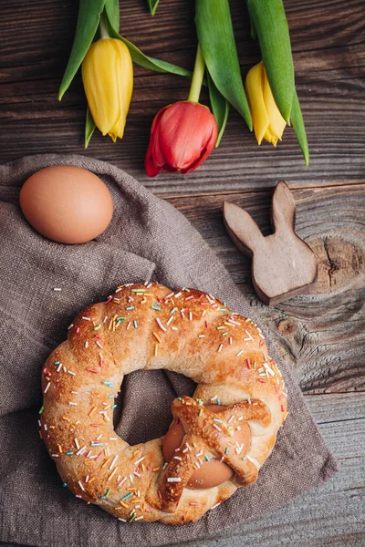 Scarcella Traditional Pastry Easter Holidays Puglia Region Italy — Stock Photo, Image