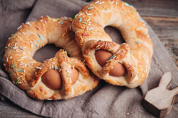 Scarcella Pastel Tradicional Para Las Vacaciones Pascua Región Puglia Italia — Foto de Stock