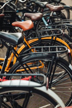 Amsterdam, Hollanda 'da Bycicles detayları