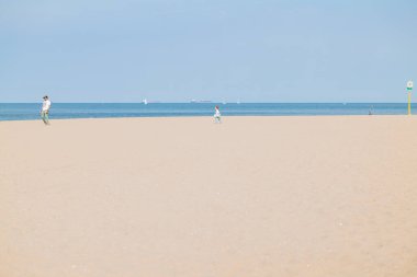 Hollanda 'daki Scheveningen plajı, Avrupa' nın kuzeyi.