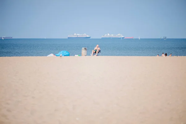 Scheveningen Beach Netherlands North Europe — Stock Photo, Image