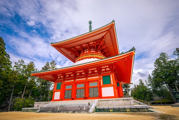 Red japanese temple — Stock Photo, Image