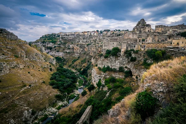 Matera, ciudad de las piedras — Foto de Stock