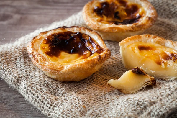 Pastéis de nata — Fotografia de Stock