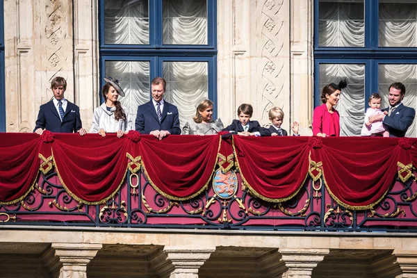 Lüksemburg'daki Kraliyet ailesi — Stok fotoğraf