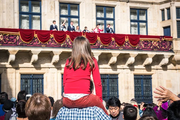 La familia real en Luxemburgo — Foto de Stock