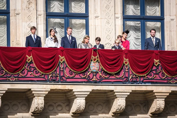 La familia real en Luxemburgo — Foto de Stock