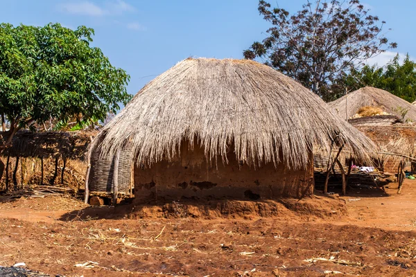 Afrikanisches Dorf — Stockfoto