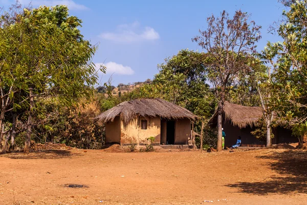Afrikai falu — Stock Fotó