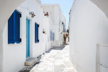 Lefkes village, Paros, Yunanistan