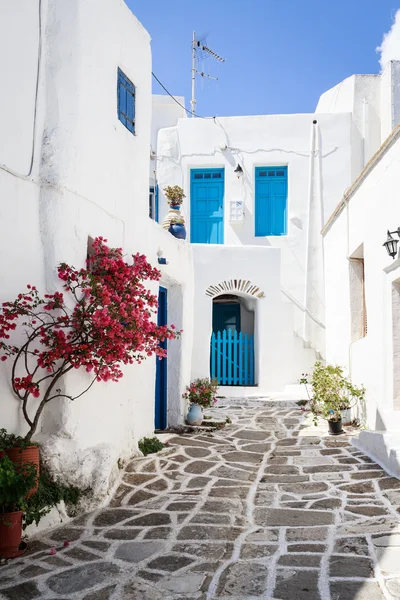 Lefkes village, Paros, Grecja — Zdjęcie stockowe