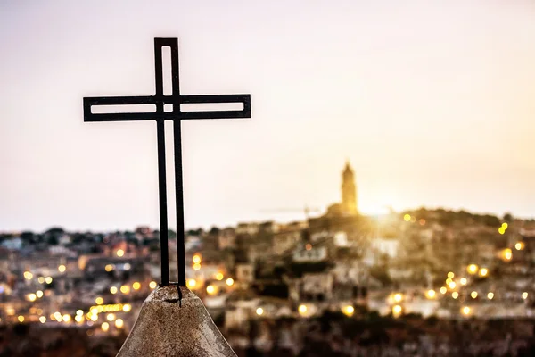 Matera, staden av stenar — Stockfoto