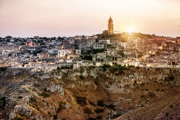 Matera, a cidade das pedras — Fotografia de Stock