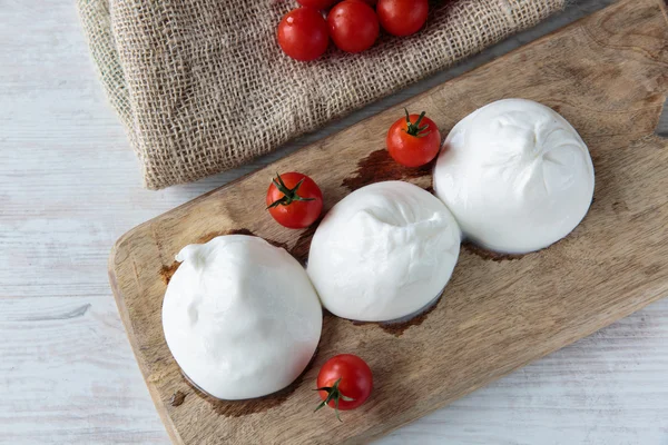 Burrata τυρί — Φωτογραφία Αρχείου