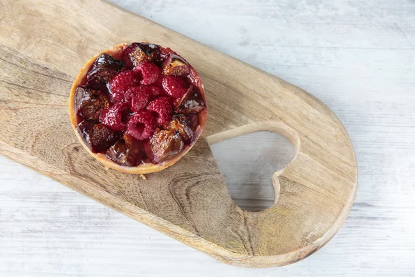 Pastel de higos y frambuesas —  Fotos de Stock