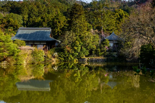 Hermoso jardín japonés — Foto de Stock