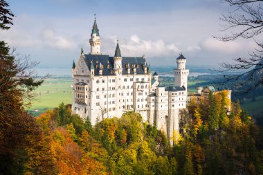 Almanya 'daki Neuschwanstein kalesi