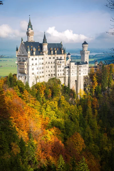 Castelo de Neuschwanstein na Alemanha — Fotografia de Stock