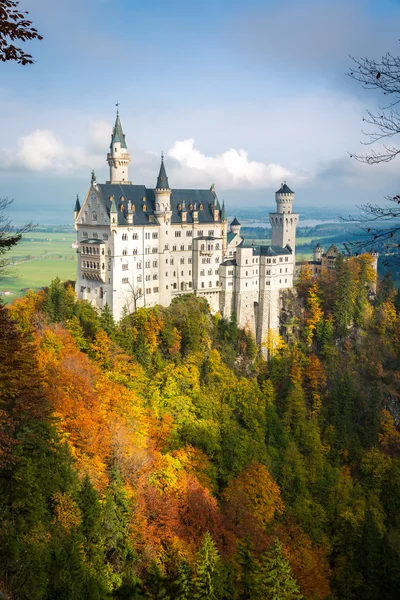 Castelo de Neuschwanstein na Alemanha — Fotografia de Stock