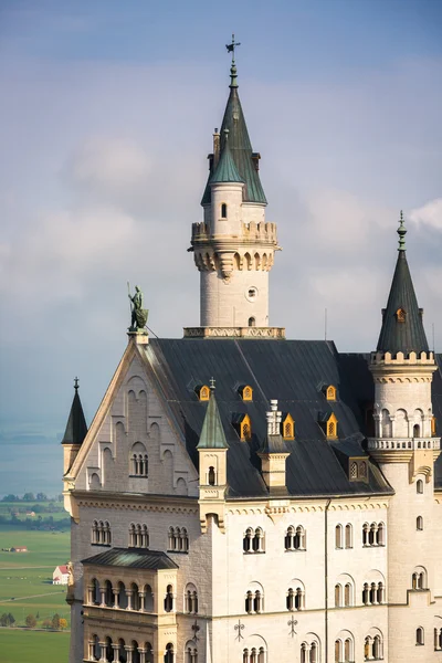 Neuschwanstein kastély Németországban — Stock Fotó